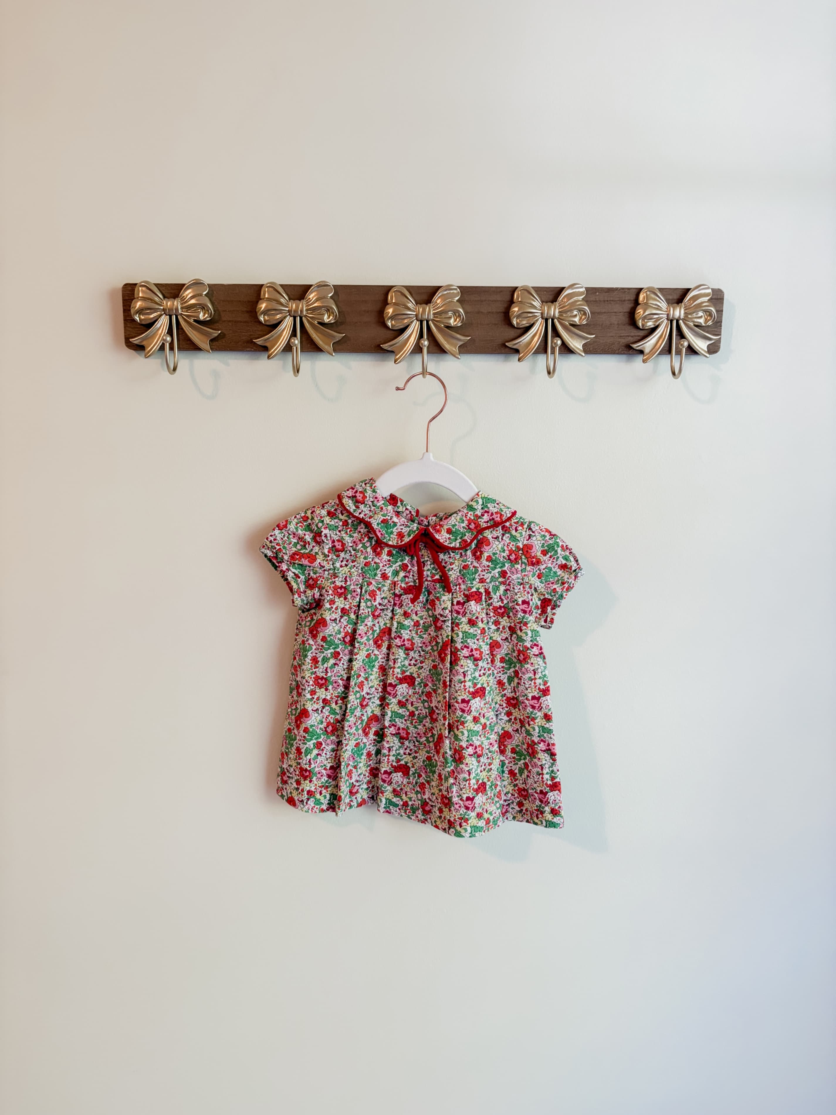Bella Bliss size 9 months floral pleated dress