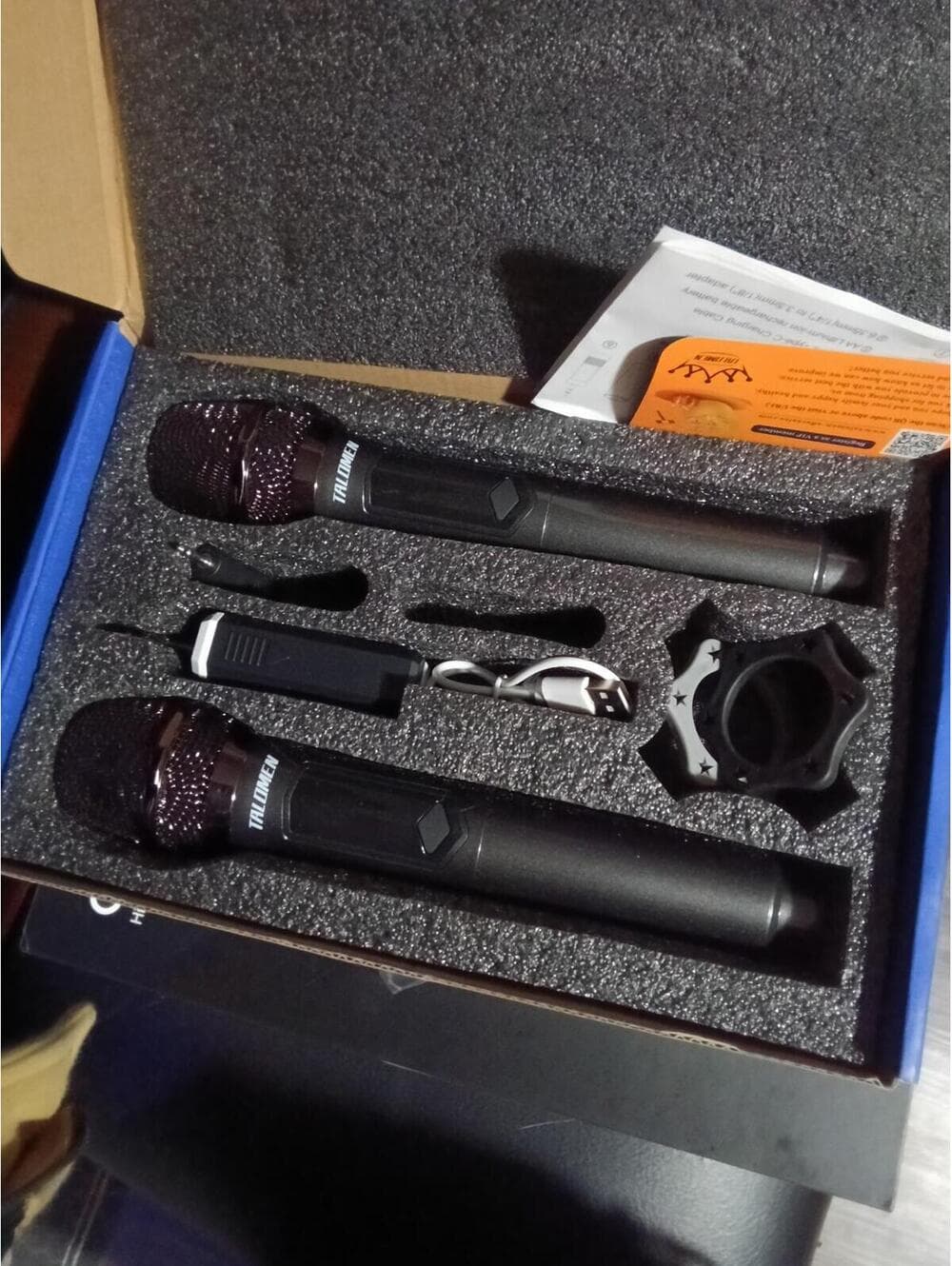 TALIMEN K60 Handheld Wireless Dynamic Microphone Set