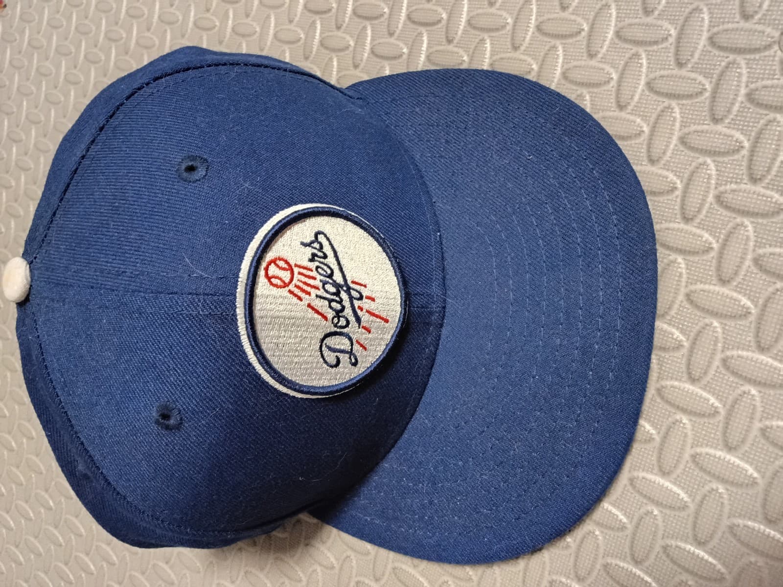 Dodgers blue hat