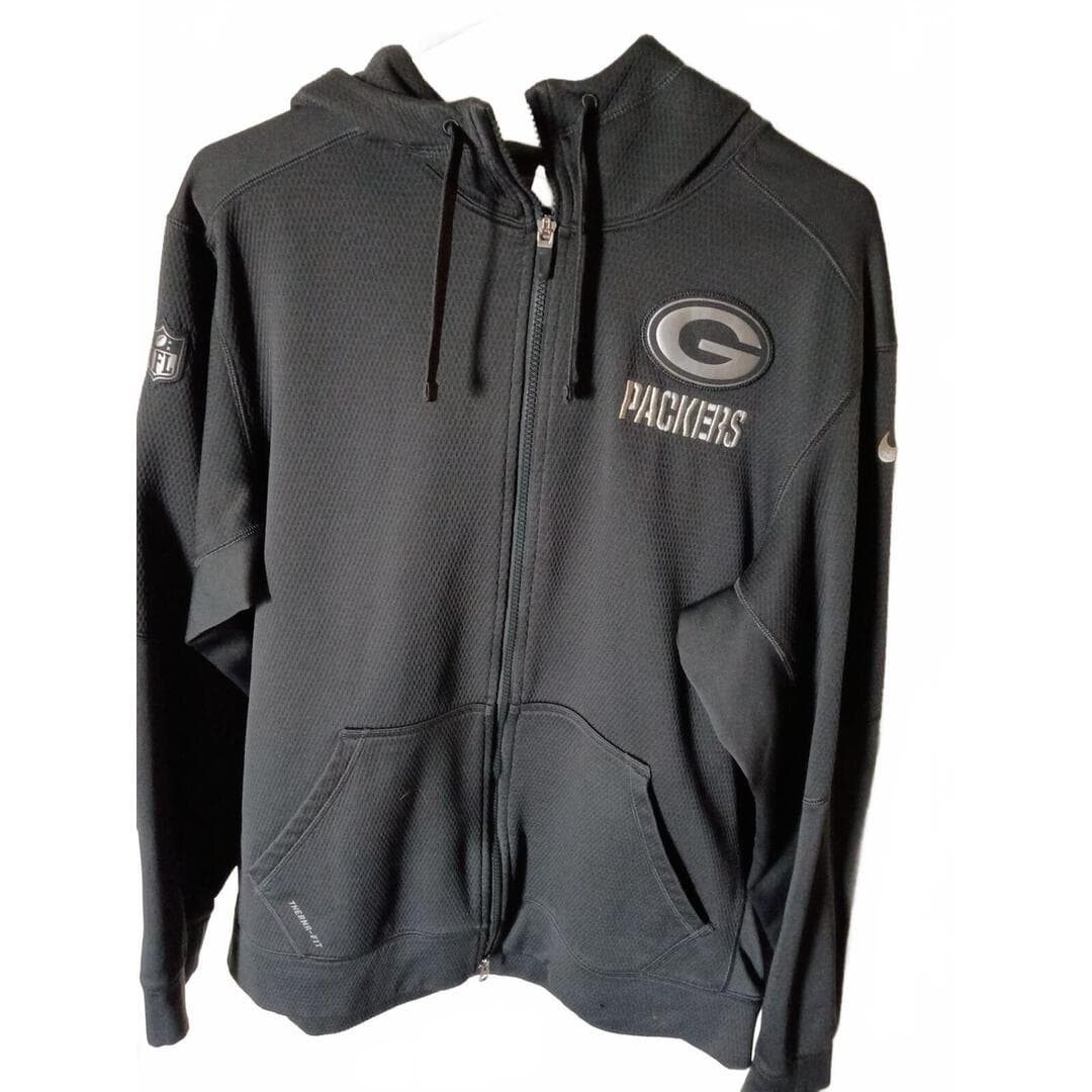 Nike Green Bay Packers Full-Zip Hoodie Sweatshirt