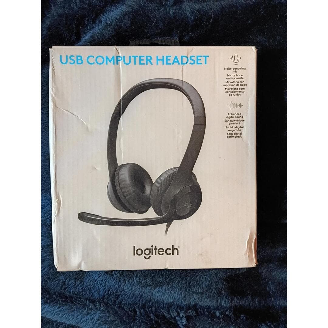Logitech USB Computer Headset with Noise-Canceling Microphone