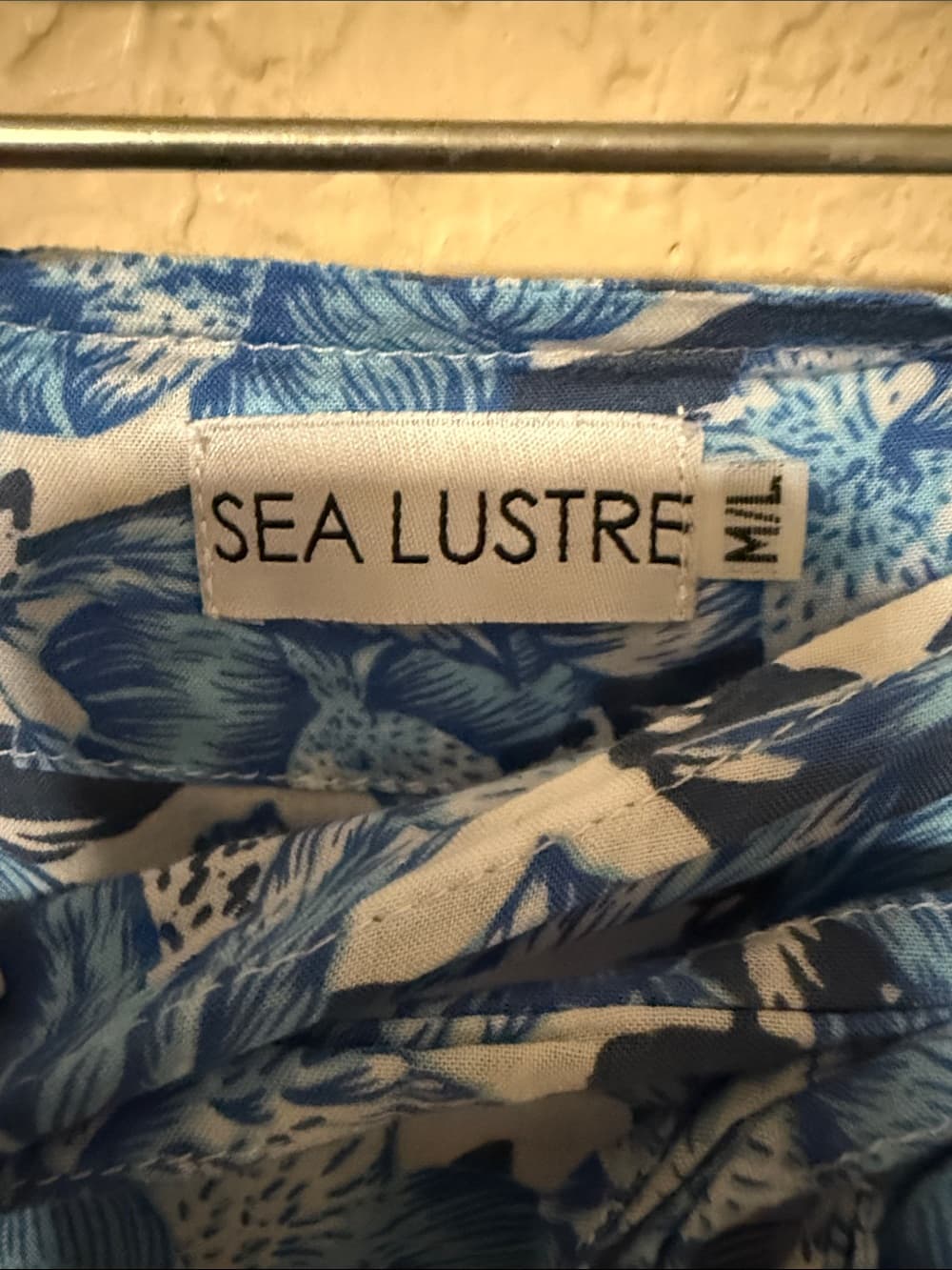 Sea Lustre Blue Floral Wrap Maxi Skirt with Ruffle Hem l