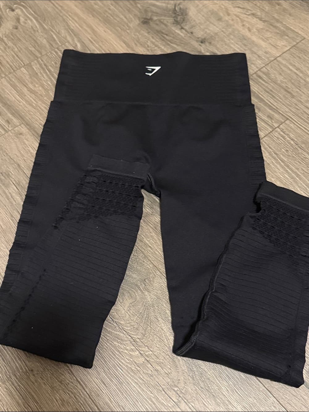 Gymshark Black Ribbed Seamless Leggings