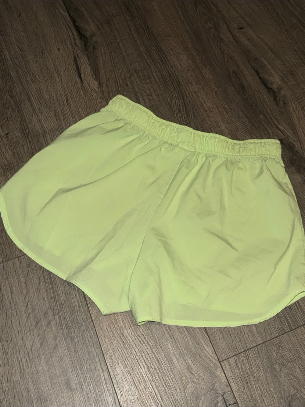 Gymshark Women's Lime Green Athletic Shorts