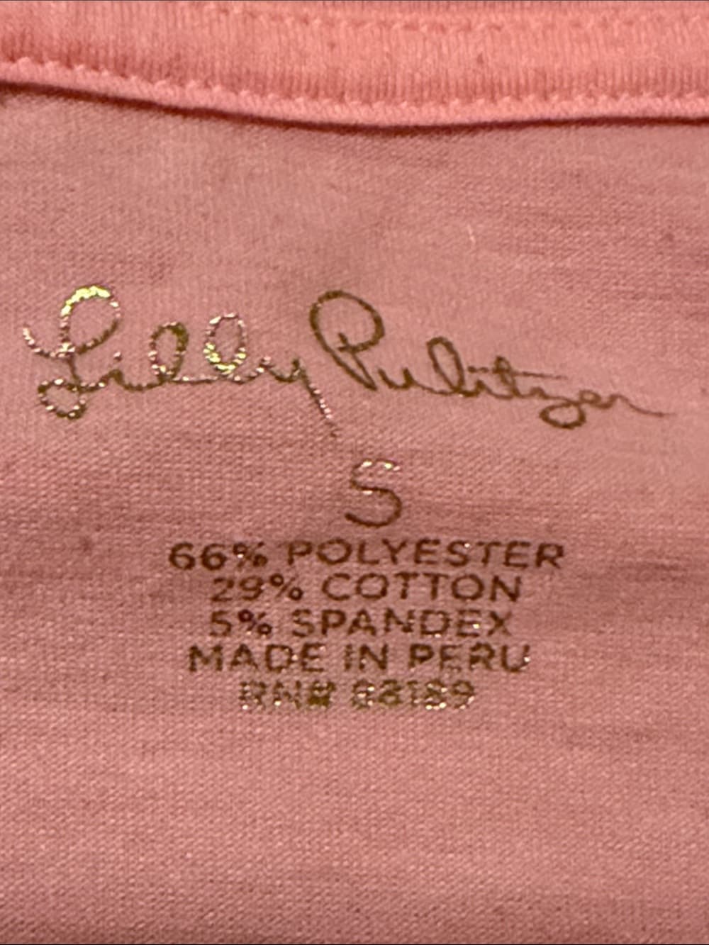 Lilly Pulitzer Soft Scoop Neck Short Sleeve Top — Coral Pink