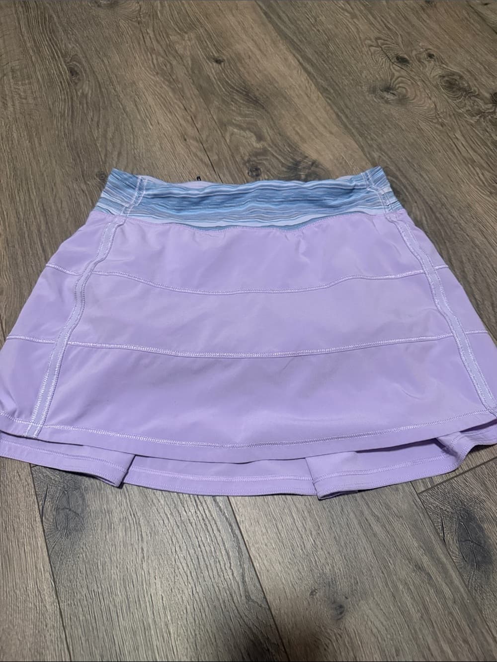 lululemon athletica Lilac Skort with Striped Waistband