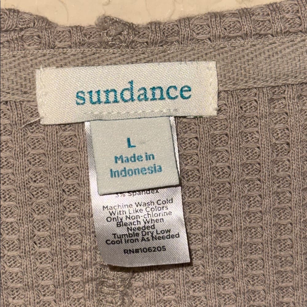 Sundance Long Waffle Knit Hooded Cardigan - Taupe