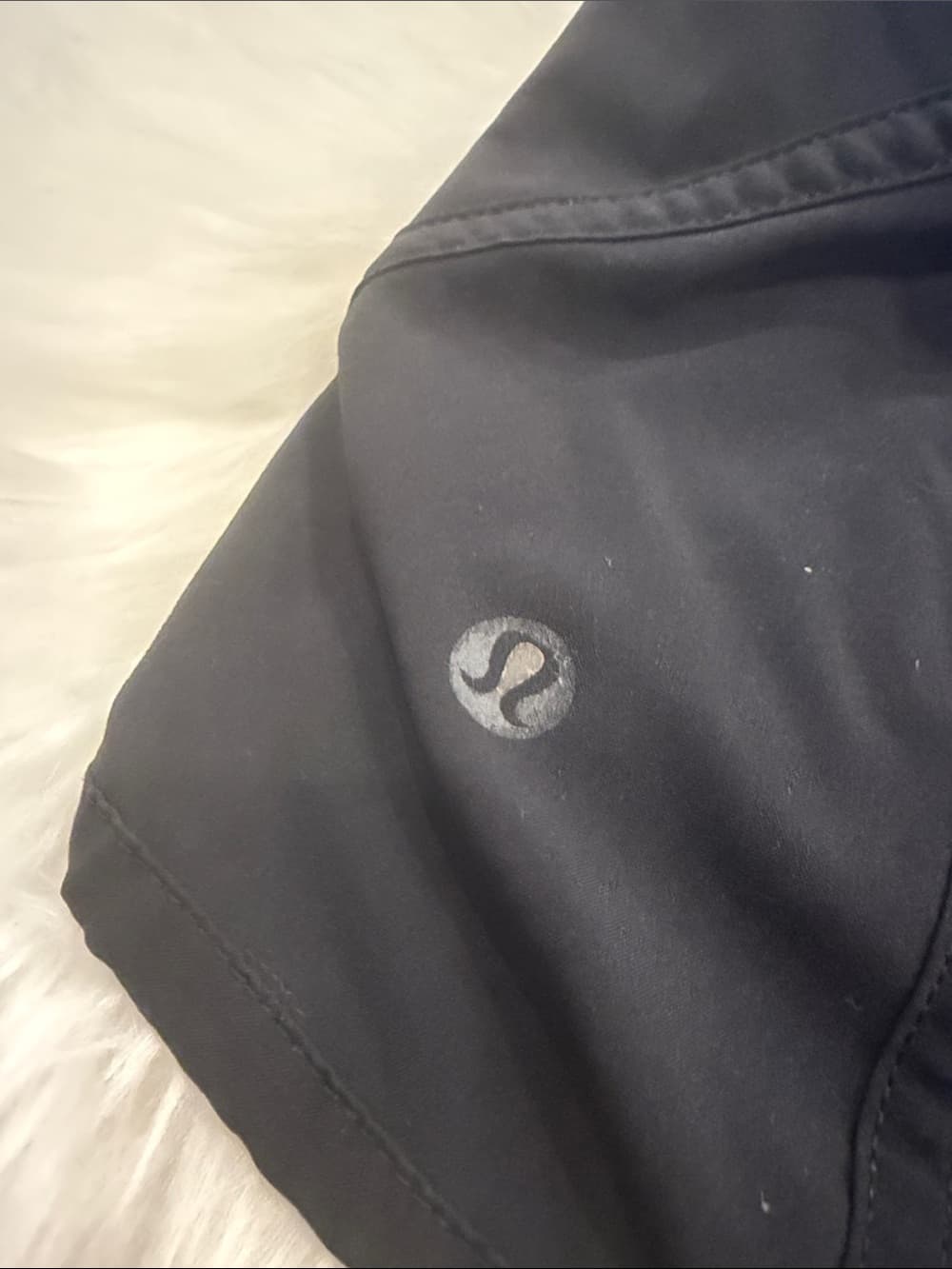 lululemon athletica Black Women's Athletic Shorts with Elastic Waist