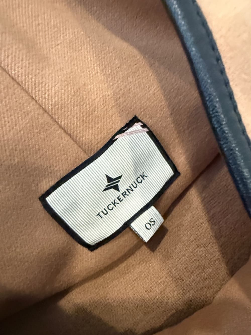 Tuckernuck Camel Coat with Black Trim cape one size