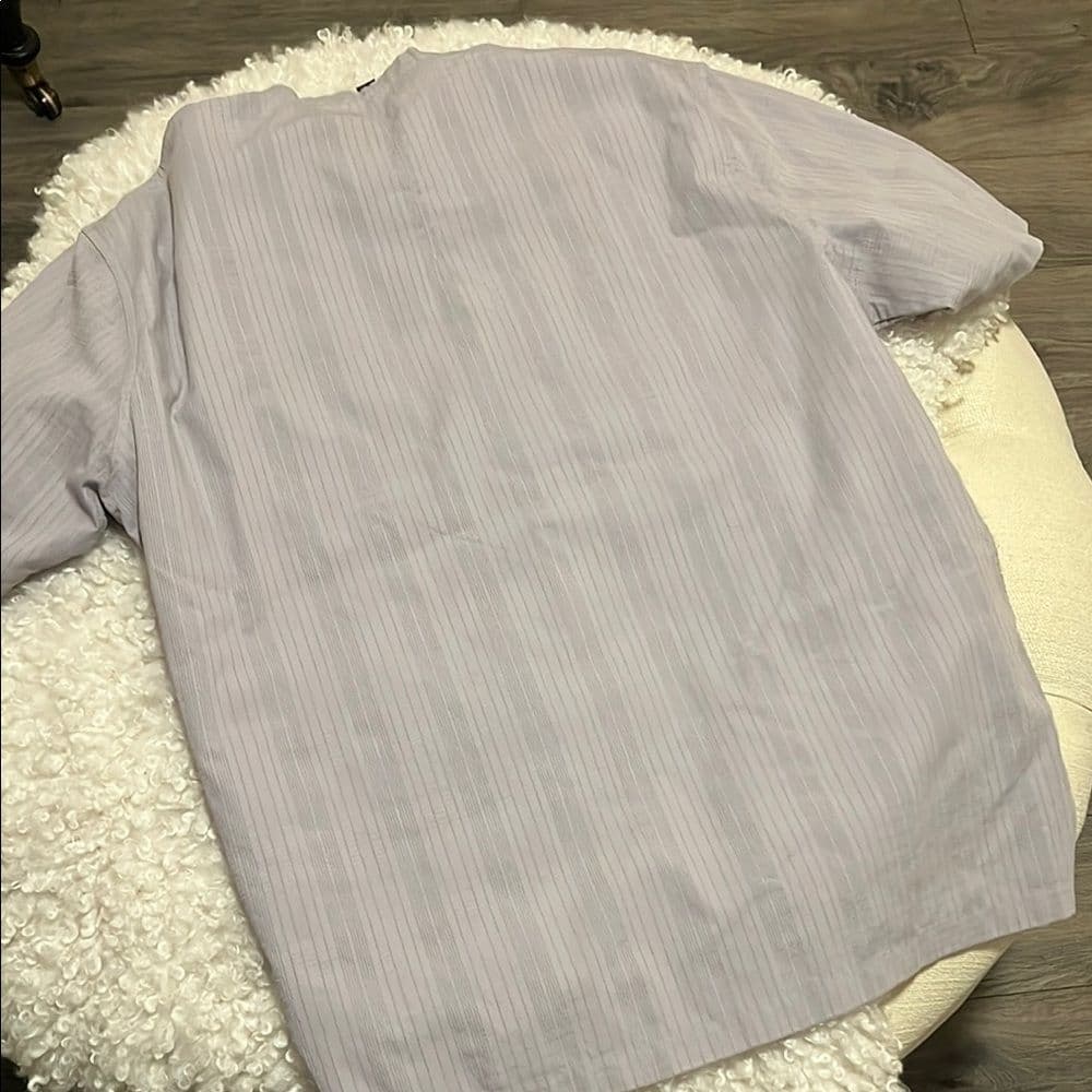 Lululemon Down to the Wire Henley *Grid Iced Iris size xl