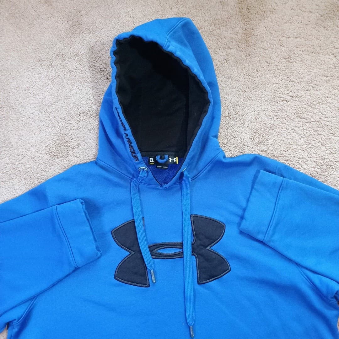 Under Armour Activewear Hoodie Men's XL Large Graphic Drawstrings