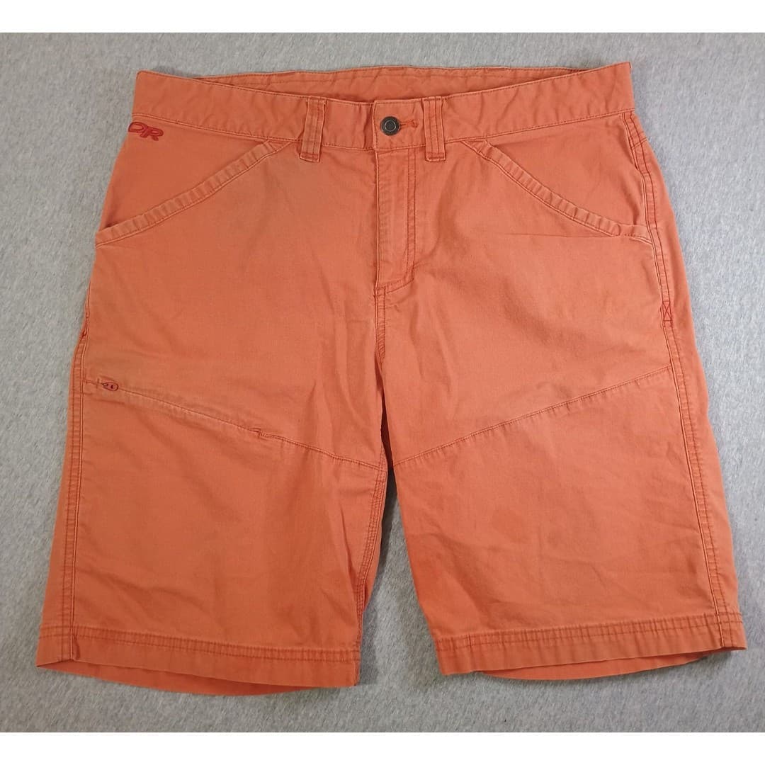 Outdoor Research Shorts Men's 35 Wadi Rum Orange Hiking Performance Rugged
