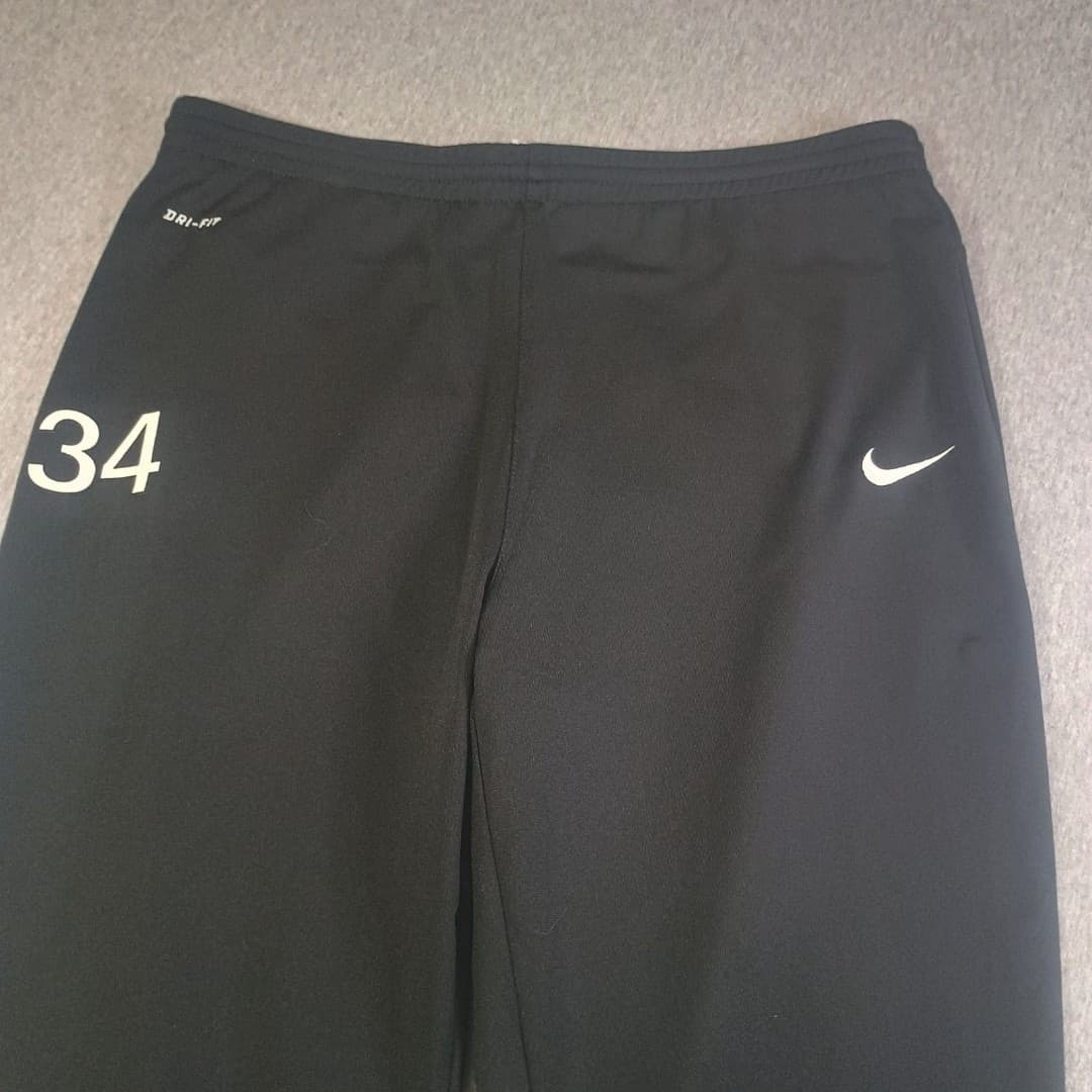 Nike Dri-Fit Libero Tech Pants Joggers/Soccer Womans M Black Drawstring Stretch