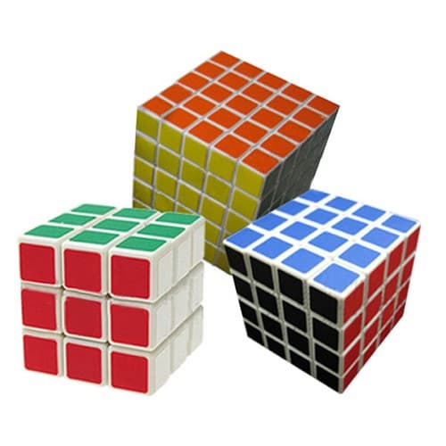 lots of 10 Magic Cube Puzzle Kids Learn Education 3 Pcs Cu3