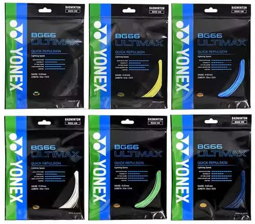 Yonex Badminton Racquet String Quick Repulsion BG66UM ULTIMAX 0.65mm BG66 UM