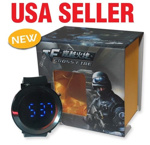 Japanese Cross Fire Fun Gift Anime Gift Digital Wrist LED Watch WB4