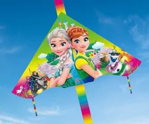 59" Disney Frozen Anna Elsa Kite color Sport free fly line k101