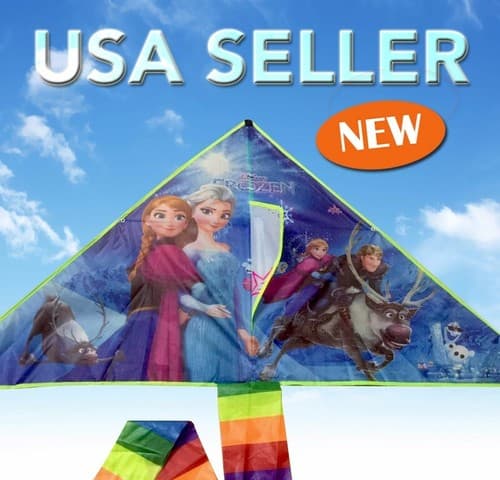 55" Disney Frozen Anna Elsa Kristoff Kite color Outside Sport/Line K78