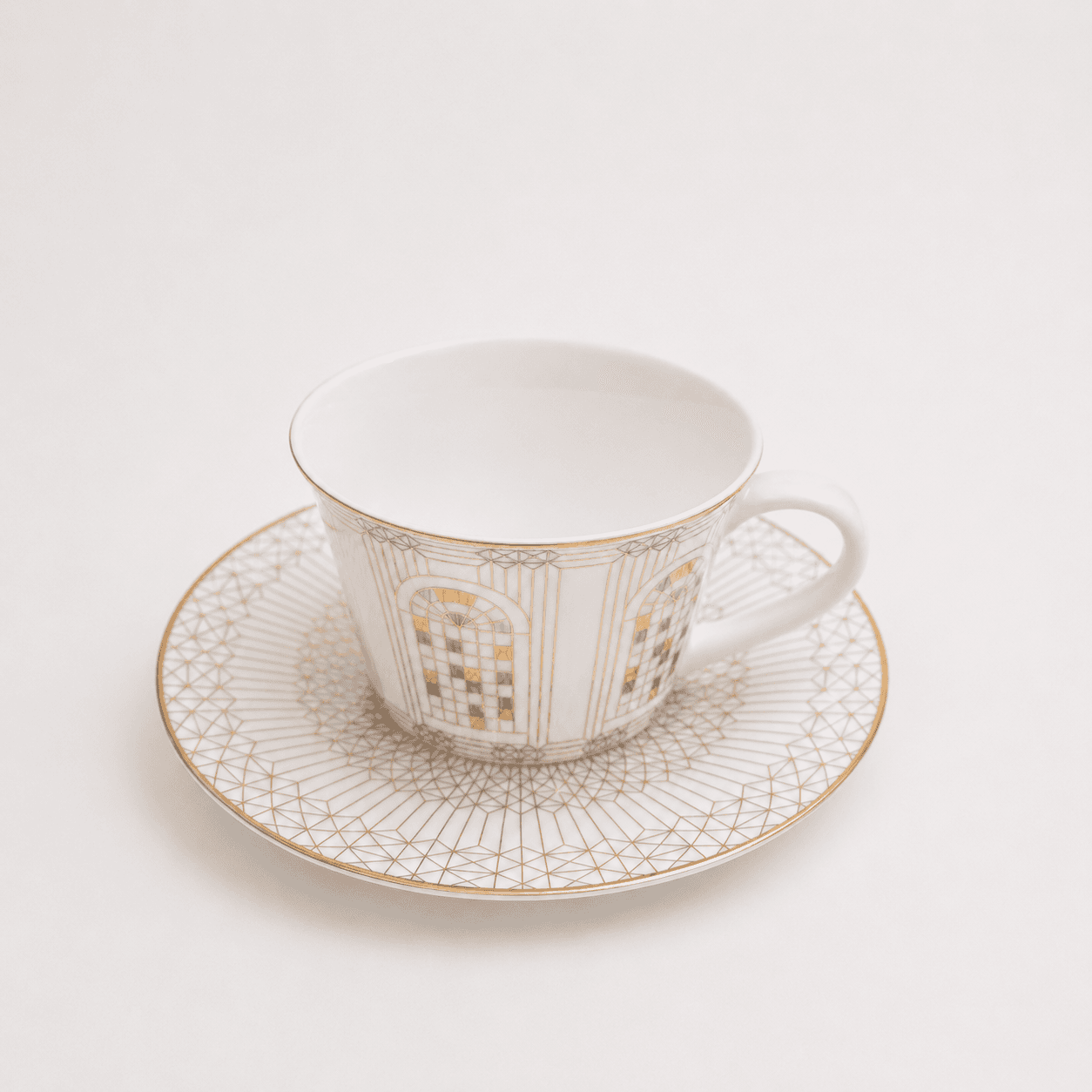 A pair of exquisite dinner plates