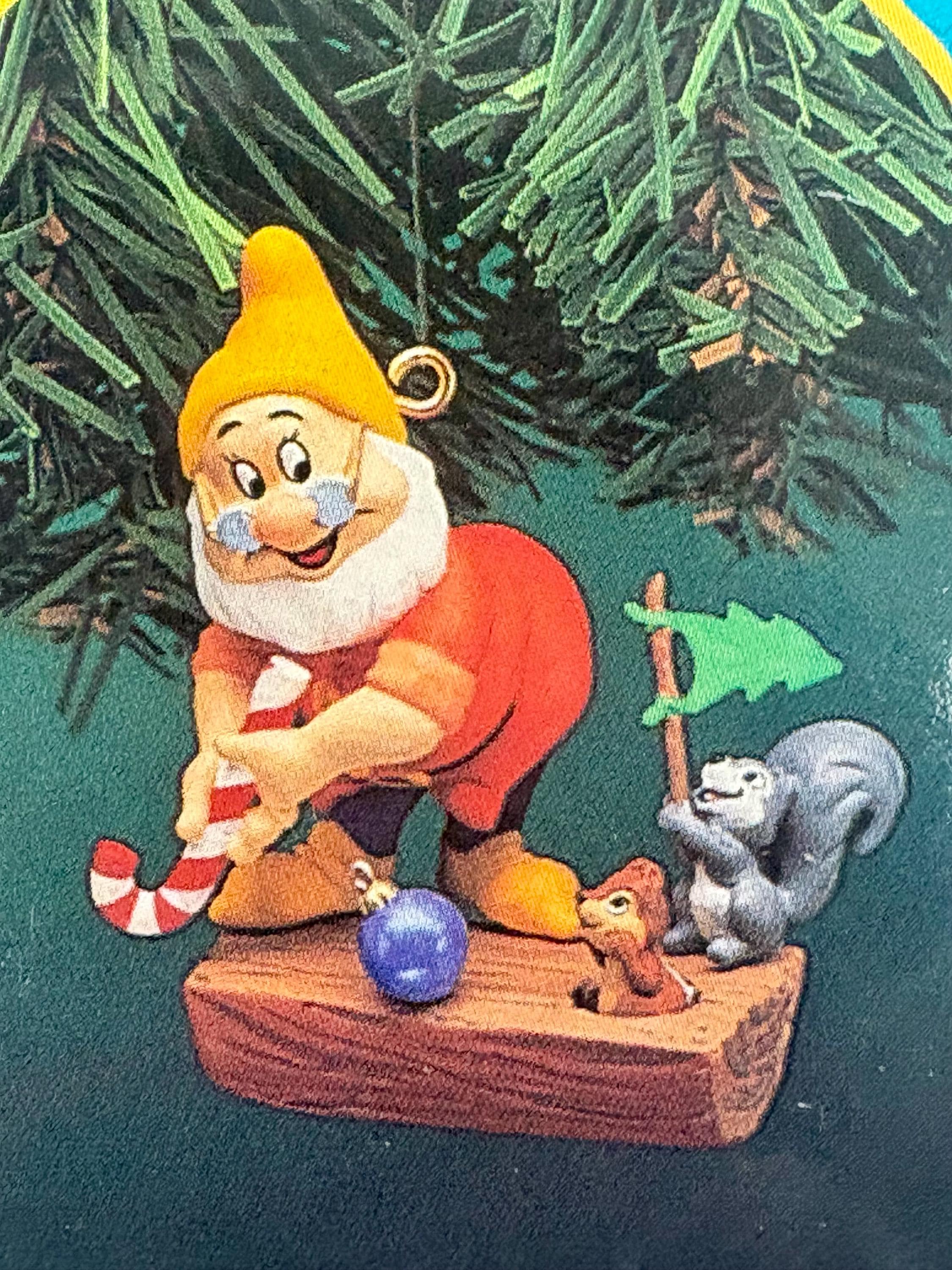 Enesco "Just Fore Christmas" ornament featuring Doc from Disney's Snow White and the Seven Dwarfs