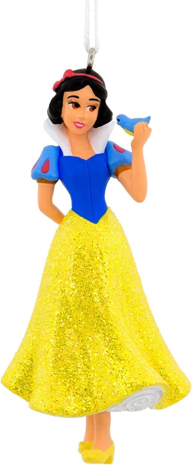 Disney's Snow White Hallmark Christmas Ornament with the Glitter Yellow Dress