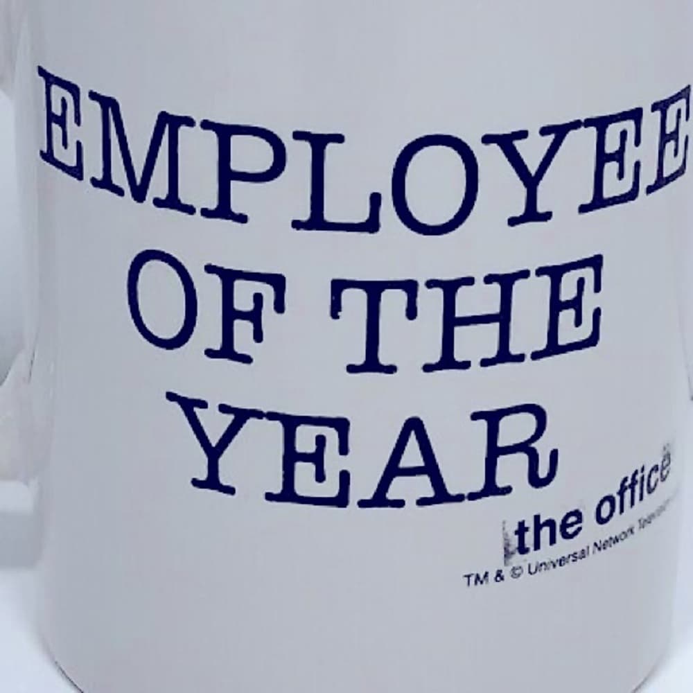 The Office TV Show- Dunder Mifflin “Employee Of The Year” Coffee Mug Funny Gift