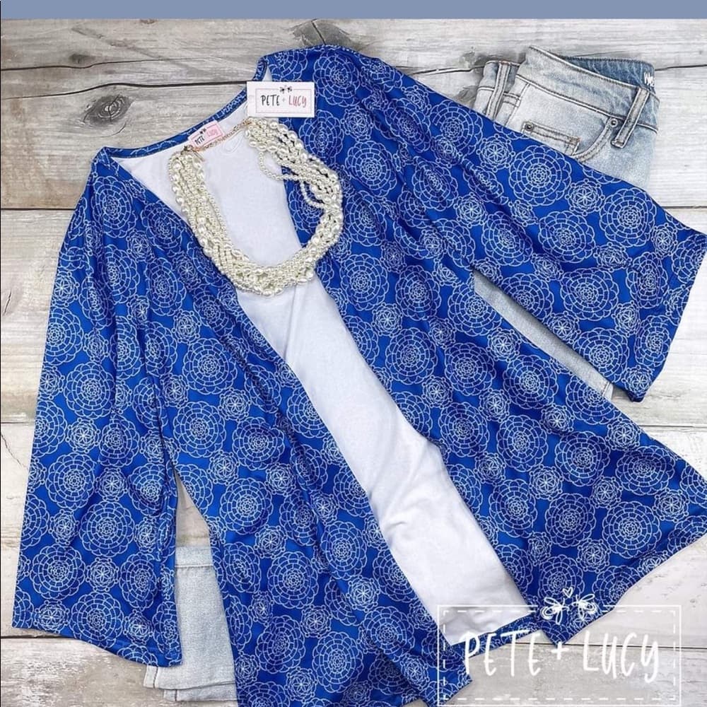 4th Of July Patriotic Boutique Cardigan XXL NWT