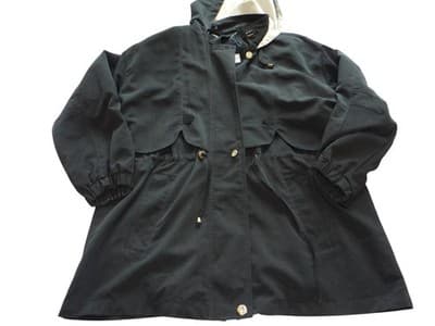 Giorgio Apondi Men's Black Raincoat Size 1X