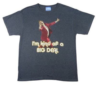 Anchorman The Legend of Ron Burgundy T Shirt Men's Large Graphic Tee Movie Quote