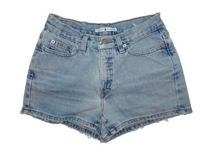 Y2K Tommy Hilfiger Women's Denim Shorts Light Wash