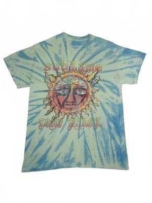 Sublime Long Beach Tie-Dye Graphic T-Shirt Medium