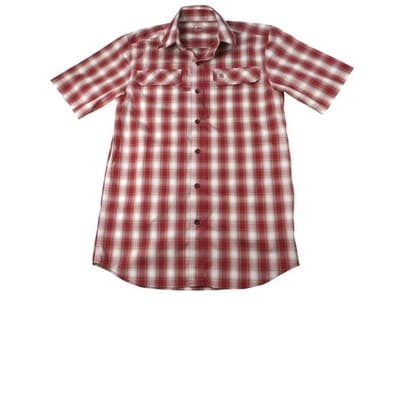Carhartt Force Relaxed Fit Plaid Short Sleeve Button Up Shirt Men's Size S