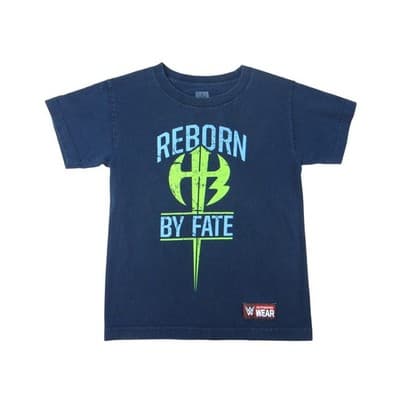 WWE Authentic Wear Youth Medium T Shirt Reborn By Fate Wrestling Tee