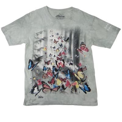 The Mountain Butterfly Palace Branson Missouri Graphic T Shirt Size S