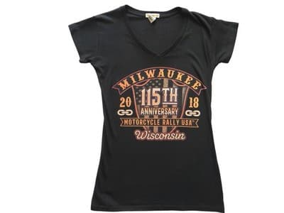 Milwaukee 115th Anniversary Motorcycle Rally USA Women's T-Shirt