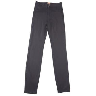 GB Womens High Waisted Skinny Pants Black Stretch Slim Fit Size M