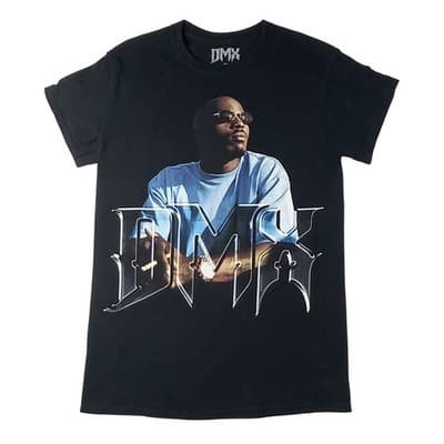 Vintage DMX Black T Shirt Size Small Graphic Print Hip Hop Rap