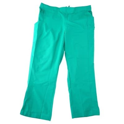 NWT-WonderWink Women 2X Petite Hunter Green Cargo Scrub Pants