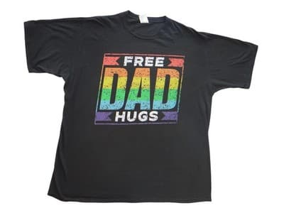 Free Dad Hugs Graphic T-Shirt