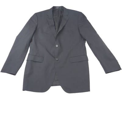 HUGO BOSS Men's Charcoal Pinstripe Super 120 Wool Blazer Jacket 42L Turkey
