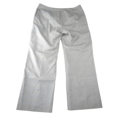 Evan-Picone Grey Plaid Dress Pants Womens 18 Straight Leg Professional Workwear