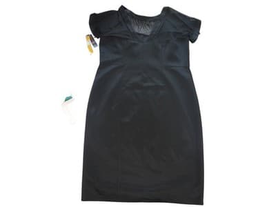 Stylish Black Dress with Tags - Size 14
