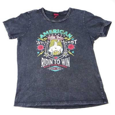 Rock & Roll Cowgirl Legends Outlaw Rodeo Graphic T-Shirt Women's Size Medium