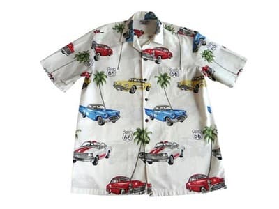 Pacific Blend Retro Classic Cars Short Sleeve Shirt