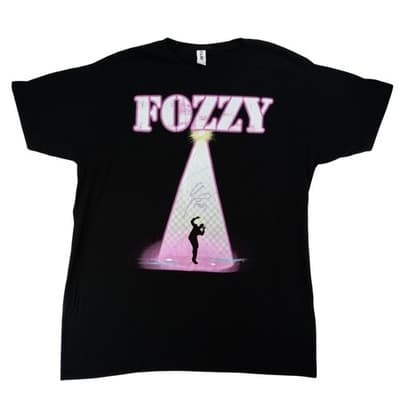 Fozzy Worldwide Spotlight 2023 2024 Tour Black T Shirt Size Large