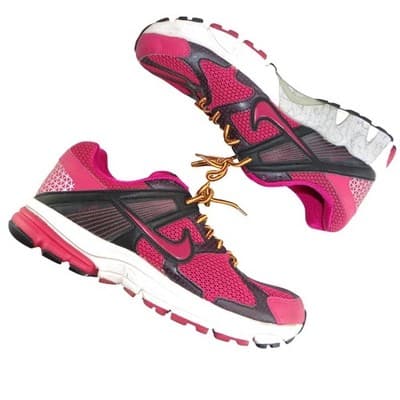 Nike Air Zoom Structure 14 Womens Pink Black Running Shoes Size 9