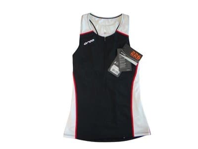 Orca Women's Athletic Tank Top with Front Zipper