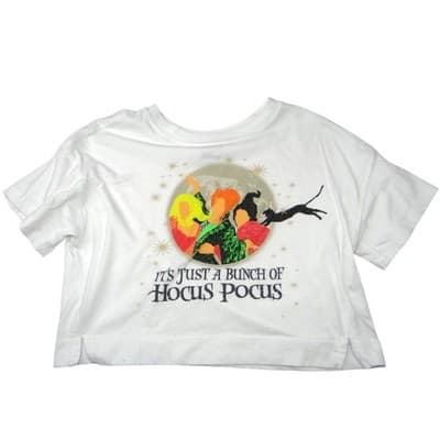 Kids Old Navy Disney Hocus Pocus Graphic Cropped T Shirt Size L 10 12