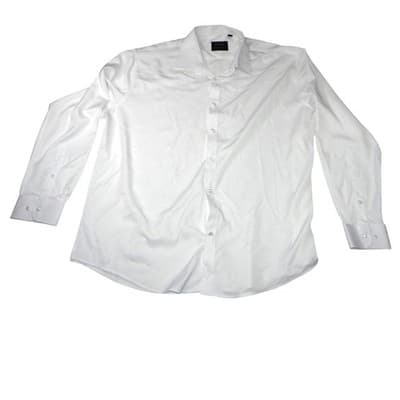 FLEX Mens Luxury Collection White Dress Shirt 3XL Made in Italy