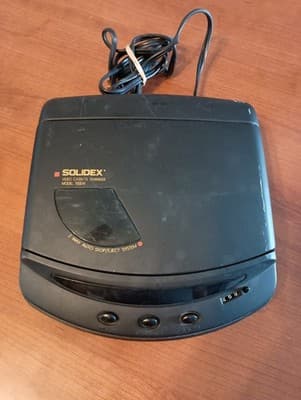 Solidex Model 7000XT Black VHS Video Cassette Rewinder 2-Way Tested And Works